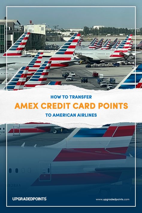 Transferring Amex credit card points to American Airlines is a smart way to maximize your travel rewards. By converting your points, you can enjoy perks like free flights, upgrades, and more. Make the most of your Amex points by redeeming them for exciting travel opportunities with American Airlines. Head to UpgradedPoints.com for full details! #Amex #CreditCardPoints #AmericanAirlines #TravelRewards Amex Points, Credit Card Points, Travel Points, American Airlines, Airlines, Finance, Credit Card, Travel