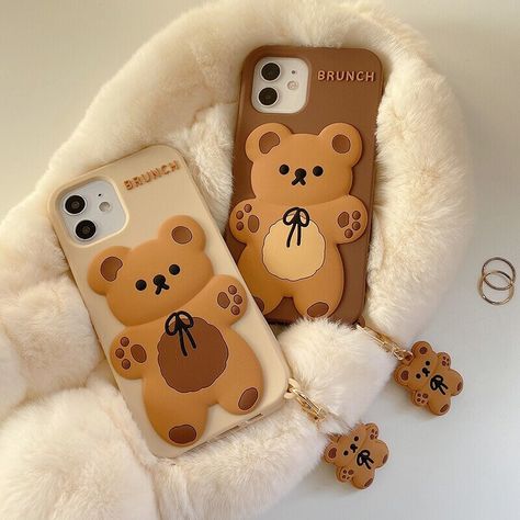 Teddy Bear Cookies, Kawaii Iphone Case, Produk Apple, Bear Cookies, Images Kawaii, Kawaii Phone Case, Iphone Mobile, Silicone Iphone Cases, Cover Iphone