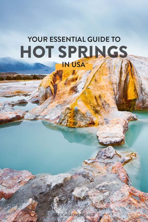 Best Hot Springs In The Us, Hot Springs In The Us, Fall Foliage Trips, Coral Shoes, Natural Hot Springs, Warm Springs, December 23, Vegas Baby, Summer Road Trip