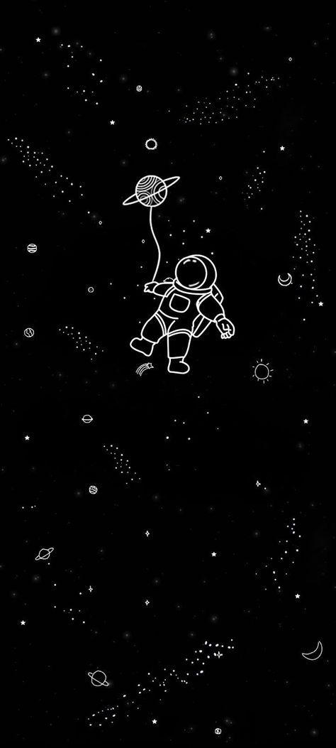 Walpaper Hp Black, Tema Wallpaper Hp Aesthetic, Astronaut Wallpaper Aesthetic Black, Walpaper Wathsapp Aesthetic Hitam, Saturnus Aesthetic Wallpaper, Saturnus Aesthetic, Yeontan Wallpaper, Wallpaper Hp Iphone, Gym Tracker