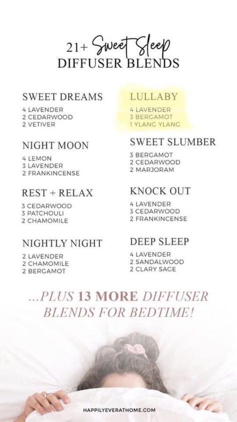 Sleepy Essential Oil Blend, Diffuser Blends For Sleep, Deep Sleep Essential Oils, Sleep Essential Oil Blend, Young Living Essential Oil Diffuser, Sleeping Essential Oil Blends, Top Essential Oils, Doterra Diffuser Blends, Essential Oil Combinations