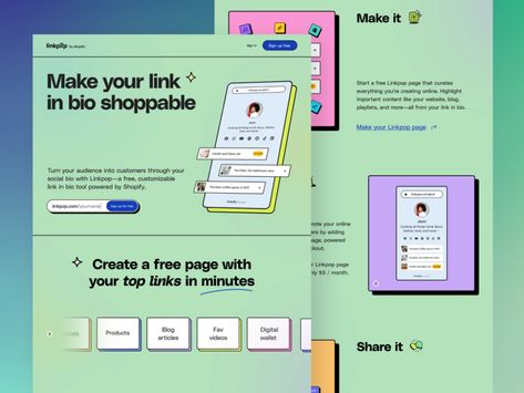 Linkpop by Shopify by Connor Murphy for Shopify on Dribbble Current Graphic Design Trends, Connor Murphy, Types Of Graphic Design, Nostalgic Aesthetic, Graphic Design Jobs, Directory Design, Shopify Design, Generative Design, Retro Images