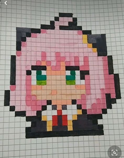 Image Pixel Art, Square Drawing, Pixel Art Pokemon, Graph Paper Drawings, Cute Easy Doodles, Easy Pixel Art, Pixel Drawing, Pix Art, Graph Paper Art