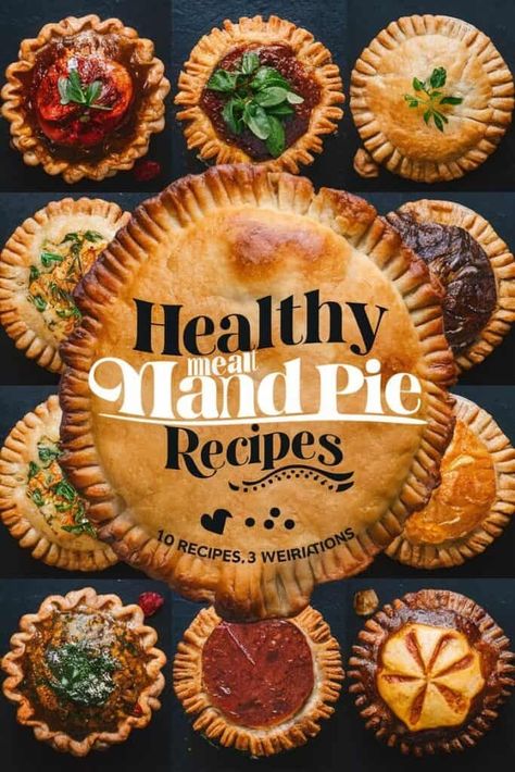 10 Healthy Meat Hand Pie Recipe Ideas for a Delicious Treat Hand Raised Pie Recipe, Freezable Hand Pies, Savory Hand Pies Recipes Pie Crust, Mini Pot Pie Recipe, Dinner Hand Pies, Gluten Free Hand Pies Crust Recipe, English Hand Pies, Beef Hand Pies Recipes, Muffin Tin Meat Pies