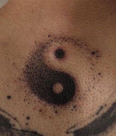 Yin Yang Tattoo Design, Self Tattoo, Yin Yang Tattoo, Symbols Tattoo, Ying Yang Tattoo, Yang Tattoo, Yin Yang Tattoos, Tattoos With Kids Names, Balance Design