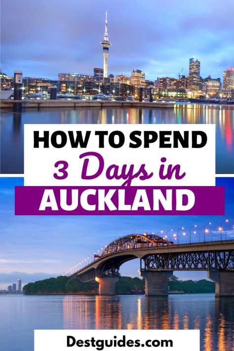 Planning to visit Auckland, New Zealand for 3 days? Here is the complete Auckland itinerary that you should follow to get the most out of your trip. | how to spend 3 days in Auckland | Auckland in 3 days | Auckland 3 day itinerary | best things to do in Auckland, New Zeakand | unique activities to do in Auckland | best places to visit in Auckland, New Zealand| guide to traveling to Auckland | bucket list things to do in Auckland | beautiful places in Auckland | #Destguides Things To Do In Auckland, Auckland Travel, New Zealand Itinerary, North Island New Zealand, New Zealand Adventure, New Zealand Travel Guide, Nz Travel, Australia Itinerary, Visit New Zealand