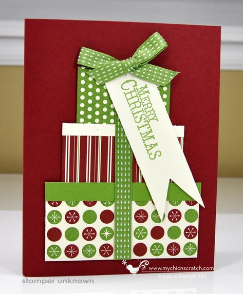 Present Card, Holidays Ideas, Beautiful Christmas Cards, Homemade Christmas Cards, Christmas Card Crafts, Diy Christmas Cards, Christmas Cards To Make, Christmas Cards Handmade, Diy Birthday