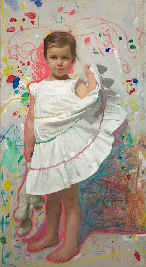 Oil, pastel & crayon 112 x 61 cm Part of the Royal Society of Portrait Painters Annual Exhibition 2021. Find out about commissioning a portrait. https://therp.co.uk/portrait-commission/ Nostalgia Art, Art Alevel, Fine Art Portraiture, Royal Society, Art Painting Gallery, Arte Inspo, A Level Art, Ap Art, Art Inspiration Painting