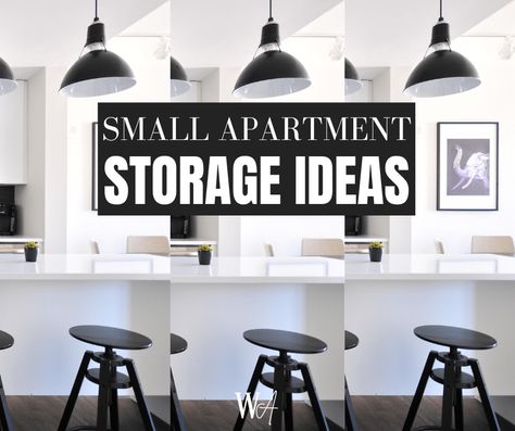 Storage Ideas That'll Maximize Space In Your Small Apartment Small Apartment Storage Ideas, Apartment Storage Ideas, Apartment Closet, Closet Organization Hacks, Apartment Closet Organization, Small Apartment Storage, Apartment Storage, Apartment Makeover, Small Space Organization