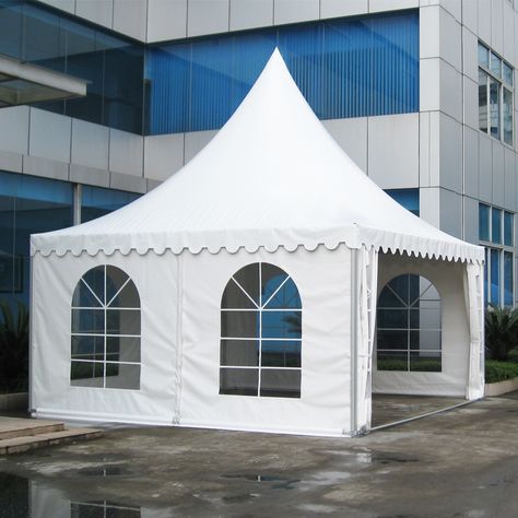 COSCO Custom Aluminum Alloy Frame PVC Fabric Pagoda Gazebo Tent 3x3 4x4 5x5 6x6 8x8 10x10 : Marquee Party, Pvc Tent, Party Gazebo, Car Shed, Membrane Structure, Tent Material, Gazebo Tent, Wedding Canopy, Pond Liner