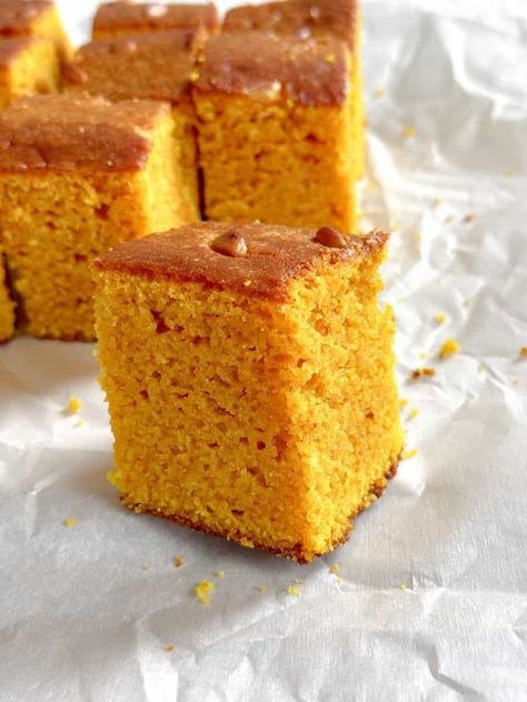 Sfouf Recipe (Turmeric Cake) Squash Cornbread Recipe, Sfouf Recipe, Squash Cornbread, Kitchen Vignettes, Joy Bauer, Pbs Food, Coffee Ingredients, Baking 101, Homemade Cornbread