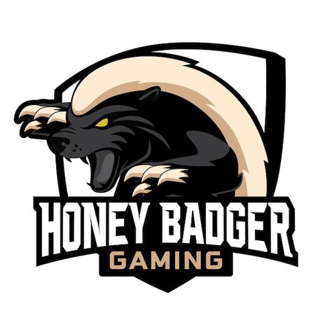 Gaming Logo Design, Badgers Logo, 4k 3d, Logo Animal, Gaming Logo, Honey Badger, Flooring Inspiration, Mascot Logo, Premium Logo