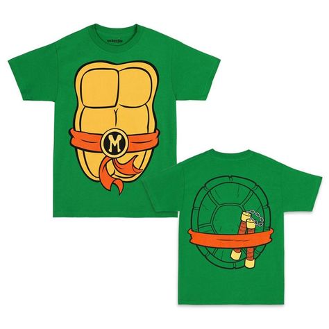 PRICES MAY VARY. Color: Green Size: Adult Men's Fit: Standard, can also be worn by women who prefer a looser fit. Choose from Leonardo, Donatello, Raphael or Michelangelo and form the most radical team-up with your friends. Officially licensed apparel and high-quality prints make it the perfect gift for any fan. Whether it be for an achievement, Halloween, Christmas or a birthday. From deep beneath the streets of NYC comes these Teenage Mutant Ninja Turtle Costume adult t-shirts, featuring Rapha Teenage Mutant Ninja Turtles Halloween, Teenage Mutant Ninja Turtles Costume, Ninja Turtles Costume, Teenage Mutant Ninja Turtles Shirt, Ninja Turtles Michelangelo, Ninja Turtle Costume, Teenage Turtles, Turtle Costumes, Teenage Mutant Ninja Turtle