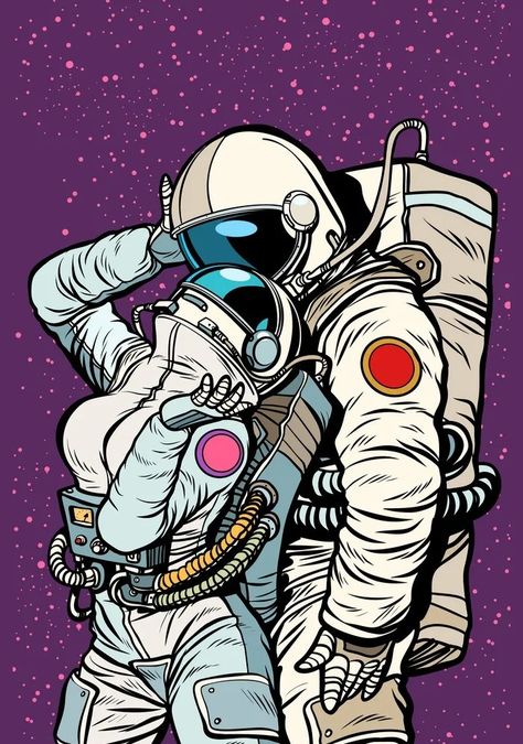 Book Space, Astronaut Drawing, Art Spatial, Retro Pop Art, Android Wallpaper Art, Astronaut Wallpaper, Space Artwork, Fridge Door, Pop Art Comic