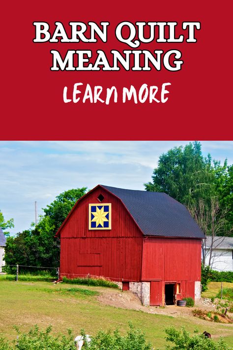 Discover the charm and history behind barn quilts with our guide to barn quilt meaning! These large, colorful quilt blocks painted on barns and buildings tell stories of heritage, community, and artistry. Learn how barn quilts symbolize agricultural roots and personal expression, and get inspired to explore or create your own piece of this beautiful rural tradition. Quilt Block Meanings, How To Make Barn Quilts, How To Make A Barn Quilt, Barn Quilt Patterns Meanings, Barn Quilt Patterns Diy, Barn Quilts Diy, Free Barn Quilt Patterns, Quilt Meaning, Flower Snowflake