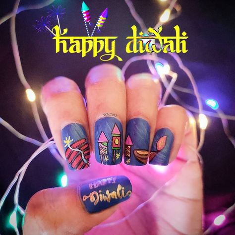 Diwali Nail Art, Elephant Nail Art, Elephant Nails, Nail Salon Names, Peacock Nail Art, Nail Art Wheel, Indian Nails, Summer Nails Colors Designs, Minimal Nails Art