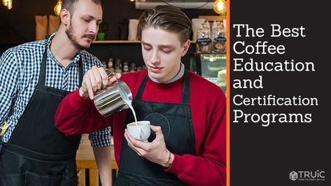 The Best Coffee Education and Certification Programs Barista Training Education, Coffee Education, Coffee Knowledge, Start An Llc, Barista Training, Coffee History, Business Workshop, Education Certificate, Coffee Industry