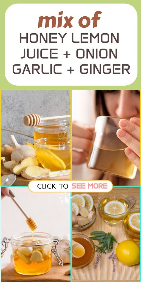 Flu season brings with it the inevitable worry of falling ill, and many of us reach for over-the-counter medications to find relief. Honey Onion Garlic Syrup Homemade, Garlic Remedies, Honey Remedies, Onion Benefits Health, Garlic Health, Health Game, Garlic And Ginger, Onion Juice, Honey Benefits