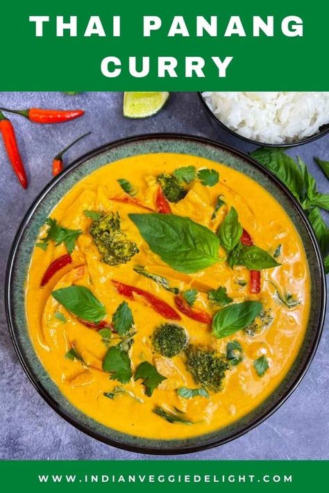 Thai Panang curry - Instant Pot Vegetables In Instant Pot, Instant Pot Thai Curry, Vegetables Instant Pot, Curry Panang, Curry With Vegetables, Slow Cooker Curry Recipes, Thai Panang Curry, Panang Curry Recipe, Instant Pot Thai