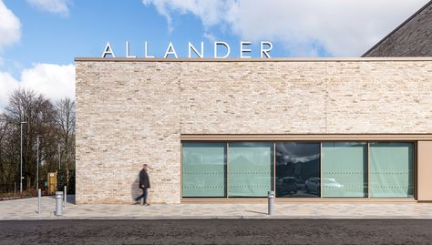 Allander Leisure Centre and Adult Day Care Centre — Holmes Miller | Architectural Practice Leisure Centre Architecture, Day Care Centre, Leisure Centre, Entrance Lobby, Leisure Center, Building Management, Pool Halls, Workshop Design, Sport Hall