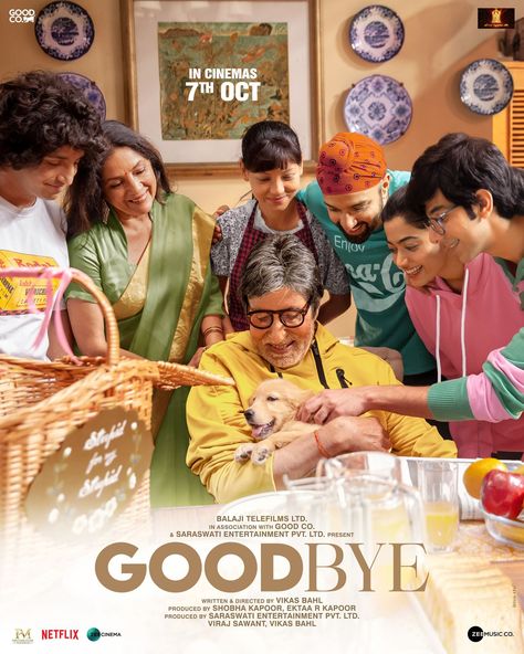 goodbye 2022 Goodbye Movie, Amit Trivedi, Goodbye 2022, Movie Ringtones, Movies Box, Rashmika Mandanna, Best Friend Lyrics, Amitabh Bachchan, It Movie Cast