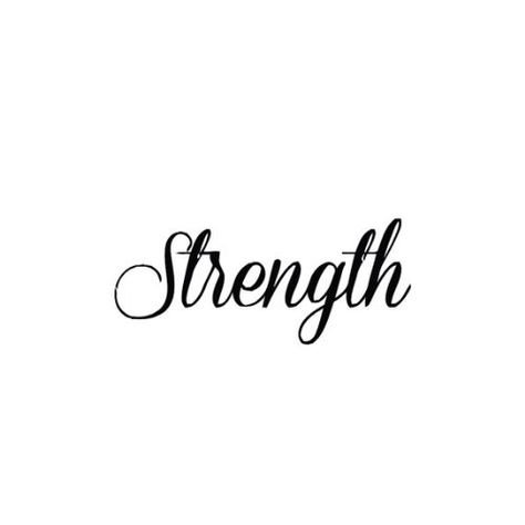 Word Strength Tattoo, Tattoo Quotes About Strength, Diy Tattoo Permanent, Tattoo Diy, Good Tattoo Quotes, Serpent Tattoo, Cursive Tattoos, Tattoo Temporary, Strength Tattoo