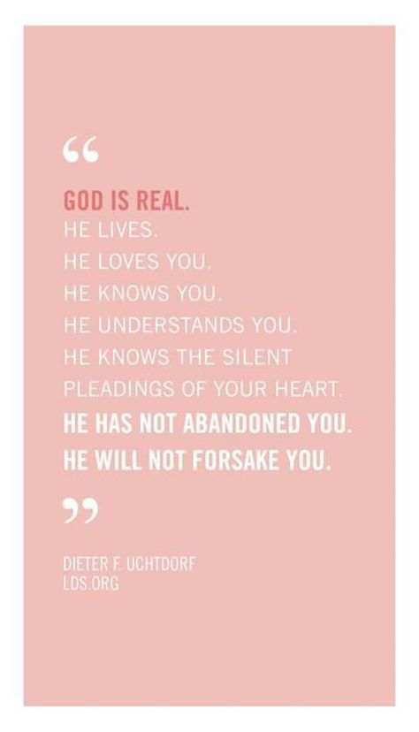 Dieter F Uchtdorf, Woord Van God, Faith Journey, Church Quotes, God Is Real, He Lives, Lds Quotes, God Loves You, New Quotes