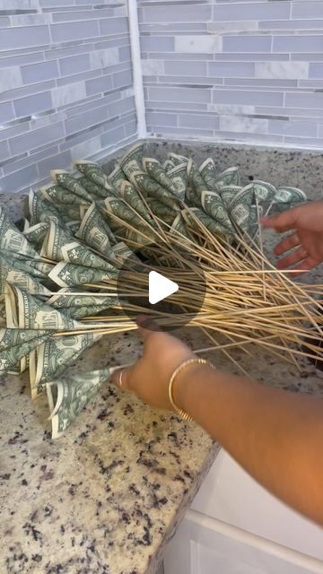 How To Fold Money For Bouquet, Making A Money Bouquet, 2 Dollar Bill Bouquet, Bouquet Of Money Roses, Dollar Bill Bouquet Diy, How To Money Bouquet, How To Do Money Bouquet, 100 Money Bouquet, 50 Money Bouquet