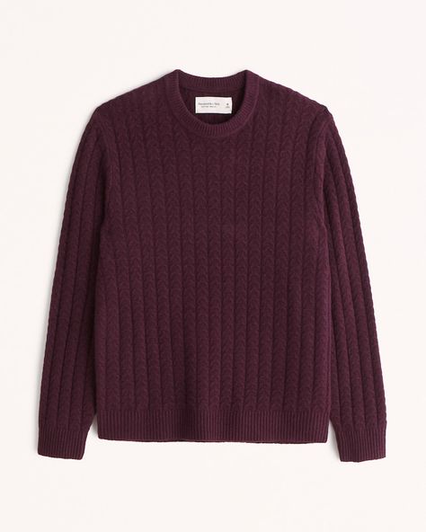 Men's Date Night Crew Sweater | Men's Tops | Abercrombie.com Christmas Style, American Clothing, Men's Tops, Christmas Fashion, Fall 2022, Style Guide, American Apparel, Abercrombie Fitch, Style Guides