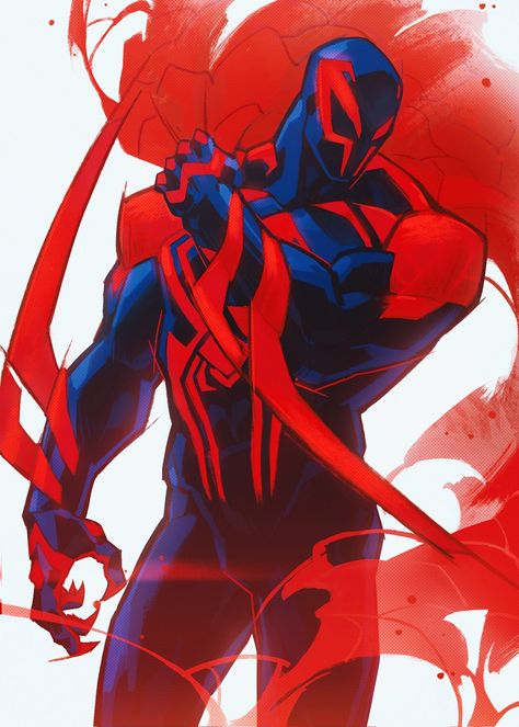 2099 Marvel, Marvel Man, Spiderman 2099, Spider Man 2099, Miguel O Hara, Spiderman 3, Spiderman Artwork, Spiderman Art, Superhero Art