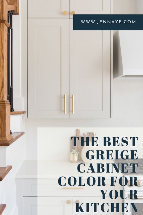 Greige Cabinets White Appliances, Greige Paint Colors Kitchen Cabinets, Grey Beige Cabinets Kitchen, Worldly Gray Kitchen Cabinets, Edgecomb Grey Kitchen Cabinets, Neutral Kitchen Cabinets Paint Colours, Grayge Color Kitchen, Wordly Gray Kitchen Cabinets, Taupe And Gray Kitchen