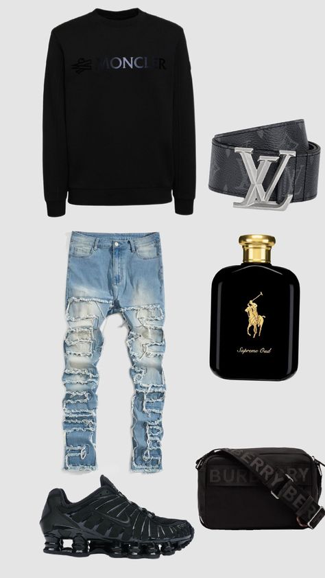 #drip #outfitinspo Winter Drip Outfits Men, Boyfriend Outfits, Winter Drip, Tuff Fits, Uk Drip, Drippy Fits, Drippy Outfit, Boyfriend Outfit, Hype Clothing