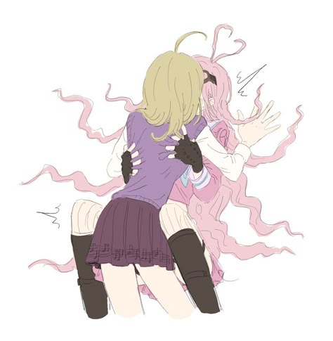 Miu And Kaede, Miu X Kaede, Kaede X Miu, Danganronpa V3 Characters, Miu Iruma, Kaede Akamatsu, Danganronpa Fanart, Danganronpa Funny, Danganronpa Ships