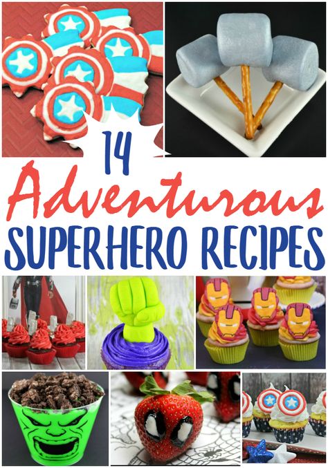 Superhero Treats, Superhero Party Food, Superhero Snacks, Superhero Ideas, Superhero Party, Party Snacks, Kids Birthday Party, Party Food, The Boys