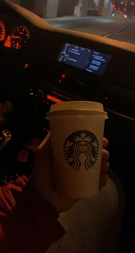 #starbucks #aesthetic #vibes #cup #coffeeaesthetic Starbucks At Night, Work At Starbucks Aesthetic, Starbucks Pics Aesthetic, Starbucks At Night Aesthetic, Asthetic Starbucks Pics, Starbucks Cups, Night Aesthetic