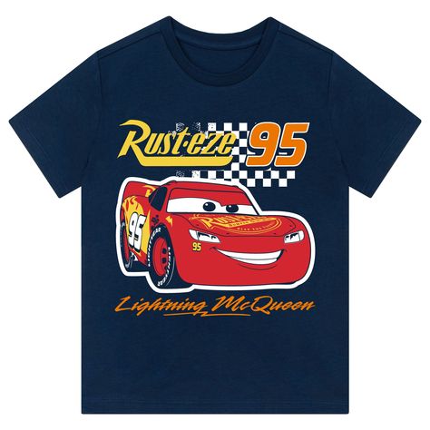 Race-Ready Style: Zoom into style with this navy blue Disney Cars tshirt featuring the fearless Lightning McQueen!Official Disney Gear: Get on the track with officially licensed Disney merchandise top, perfect for every young racer's wardrobe.This navy blue t shirt is a must-have for any fan of Disney's "Cars." It showcases Lightning McQueen in full race mode, complete with a determined expression and surrounded by a checkered race track pattern. "Rust-eze" is boldly printed above him, with his name stylishly handwritten below. This tee is ideal for young fans who dream of speed and adventure, bringing a piece of the Piston Cup right into their daily wear. Graduation Cap Designs Lightning Mcqueen, Cars Tshirt, Kids Pajamas Boys, Determined Expression, Disney Gear, Boys Fancy Dress, Womens Onesie, Girls Fancy Dress, Wishlist 2024