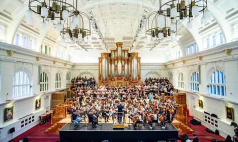 Royal College of Music transforms ‘forbidding’ HQ in £40m upgrade | Education | The Guardian Royal College Of Music, Classical Music, The Guardian, Violin, New Look, Guitar, Education, Stars, Music