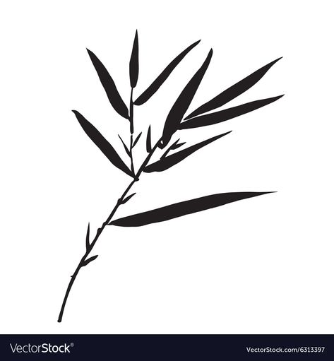 Bamboo Leaf Illustration, Bamboo Leaf Tattoo, Bamboo Tattoo, Bamboo Leaf, Leaf Illustration, Bamboo Leaves, Leaves Vector, Leaf Background, Maple Leaf Tattoo