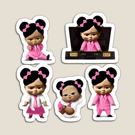 Get my art printed on awesome products. Support me at Redbubble #RBandME: https://www.redbubble.com/i/magnet/Sticker-Pack-Boss-Girl-African-American-Boss-Baby-Birthday-Girl-Melanin-by-ninakosh/160983253.TBCTK?asc=u Boss Baby Girl, Magnet Sticker, Baby Theme, Buy Stickers, Boss Girl, Baby Themes, Boss Baby, Sticker Pack