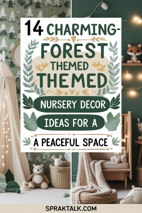 Create a dreamy woodland retreat for your baby with these 14 forest-themed nursery decor ideas! Think earthy tones, nature-inspired accents, and cozy textures. #NurseryDecor #WoodlandTheme #ForestNursery Forest Nursery, Woodland Theme, Nursery Themes, Earthy Tones, Nursery Decor, Nature Inspiration, Nursery, Forest