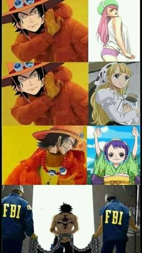 Anime For Life, Legendary Pictures, One Piece Meme, Funny Comic Strips, One Piece Ace, The Promised Neverland, One Piece Funny, Zoro One Piece, Memes Anime