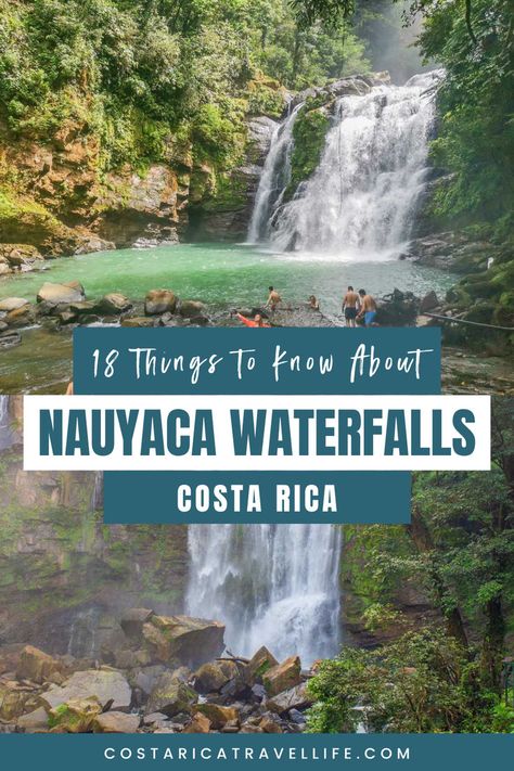 Wondering about visiting Nauyaca Waterfalls in Costa Rica? Let's uncover 18 essential things you need to know! From hiking trails to swimming spots, we'll make sure you're fully prepared for your adventure. Let's dive in and make memories! #nauyacawaterfalls #costaricatravel #nauyacawaterfalls #costaricanauyacawaterfalls Costa Rica Waterfall, Costa Rica With Kids, Costa Rica Adventures, Costa Rica Luxury, Living In Costa Rica, Costa Rica Beaches, Visit Costa Rica, Costa Rica Vacation, Central America Travel