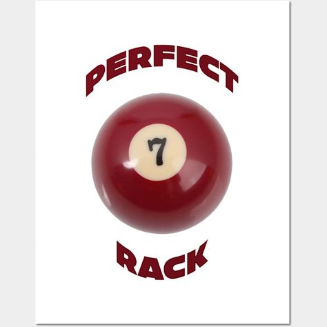 7 Pool Ball, Retro Style Posters, Retro 7, Pool Ball, Print Design, Pool, Art Prints, Red, Quick Saves