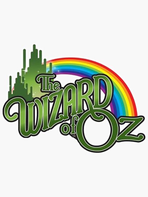 "The Wizard Of Ozzzz" Sticker by Specialstace83 | Redbubble Wizard Of Oz Pictures, Wizard Of Oz Characters, Movie Design, Fantasy Wizard, Month Stickers, Character Quotes, The Wizard Of Oz, Cool Wallpapers Cartoon, The Wizard