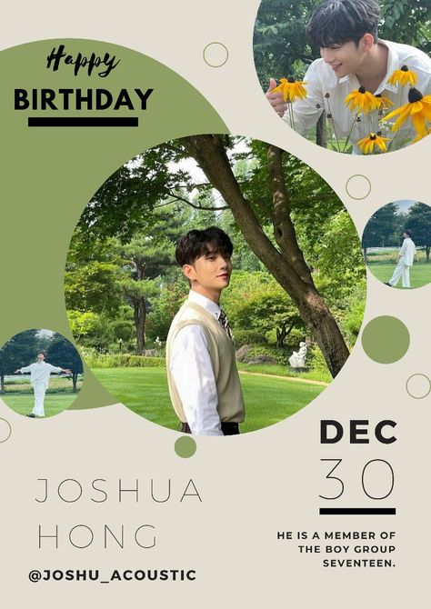 Edit photo Joshua birthday!^^ Happy Birthday Joshua Seventeen, Joshua Birthday Seventeen, Joshua Birthday Edit, Joshua Hong Birthday, Joshua Birthday, Seventeenth Birthday, Joshua Seventeen, Joshua Hong, Birthday Poster