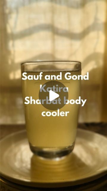 Thankam Kumaran on Instagram: "Sauf and Gond Katira  Sharbat body cooler Cooling down without AC series  Sauf sarbat is popular in Gujarat (variyali sharbat) Sauf is One of the satvik spices that helps in cooling down the body.  In 500 ml Add  -half teaspoon sauf/fennel powder  -Black salt and khand powder -Mix well -Add one spoon gond katira  -Mix will -Drink during peek hours of day -Drink Once a day only  Check details of gond katira reel added  in body cooler highlight   Moderation is key to a healthy and balanced lifestyle. Just because something is nutritious or enjoyable doesn't mean we should overindulge in it. Overconsumption can lead to negative consequences, and as you said, can cause something to lose its purpose.  #summer #india #tips #cooler #hacks"