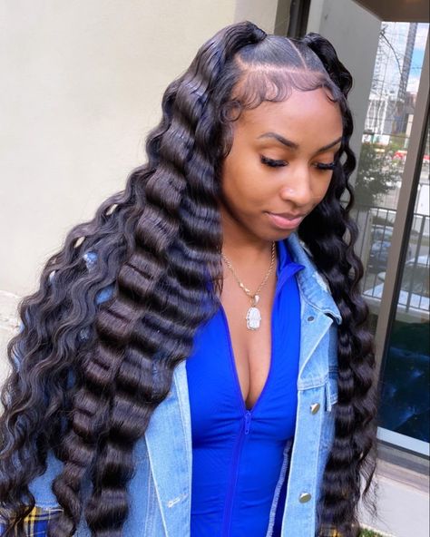 Cute Weave Hairstyles, Weave Ponytail Hairstyles, Weave Ponytail, Sleek Ponytail Hairstyles, Birthday Hairstyles, Quick Weave Hairstyles, Pretty Braided Hairstyles, Slick Hairstyles, Hot Hair Styles