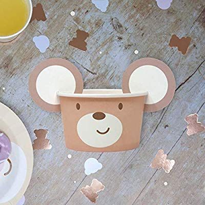 Hatton Gate Teddy Bear Treat Tubs 8 tubs per pack: Amazon.co.uk: Toys & Games Teddy Bears Picnic Food, Baby Bear Birthday Party, Teddy Bear Picnic Birthday Party, Pink Cake Toppers, Picnic Birthday Party, Teddy Bear Party, Bear Cake Topper, Teddy Bear Birthday, Bear Birthday Party