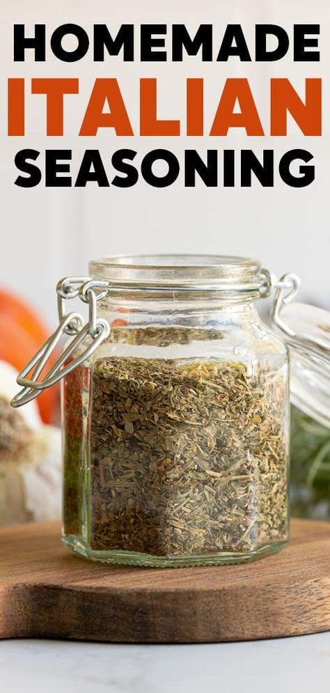 Italian Seasoning Recipe, Homemade Italian Seasoning, Cubed Sweet Potatoes, Homemade Pantry, Homemade Spice Blends, Seasoning Recipe, Italian Spices, Homemade Spices, Homemade Seasonings