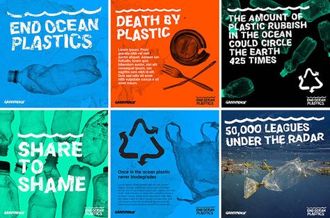 Lovers’ campaign for Greenpeace borrowed from the “grotesque brand soup” found in our oceans | It's Nice That Social Campaign Poster Design, Plastic Graphic Design, Plastic Poster Design, Sustainability Graphic Design, Pollution Campaign, Sustainable Campaign, Plastic Campaign, Green Campaign, Gross People